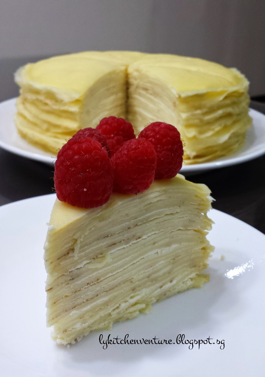 LY's Kitchen Ventures Mille Crêpes Cake